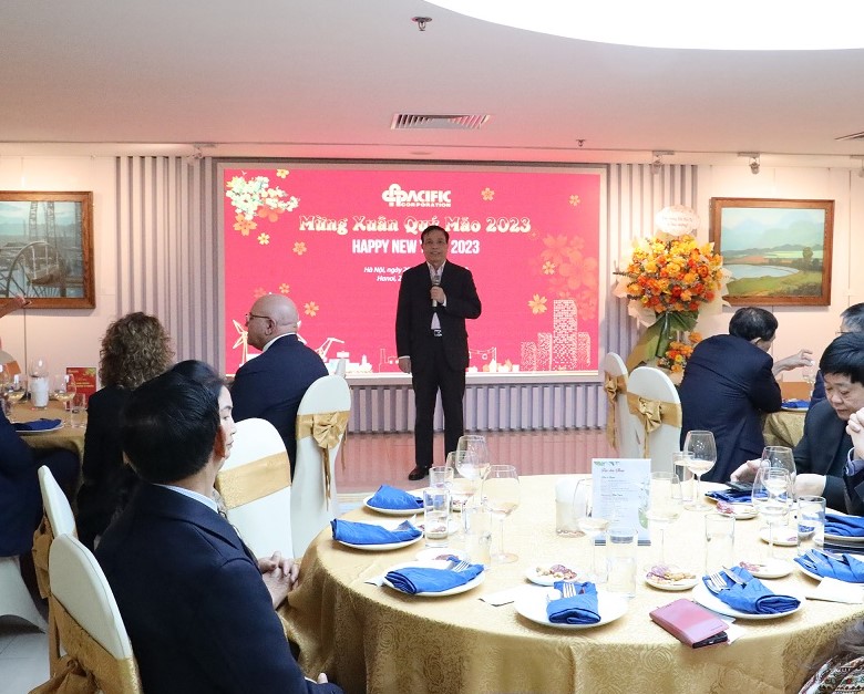  Chủ tịch HĐQT Tập đoàn Thái Bình Dương phát biểu